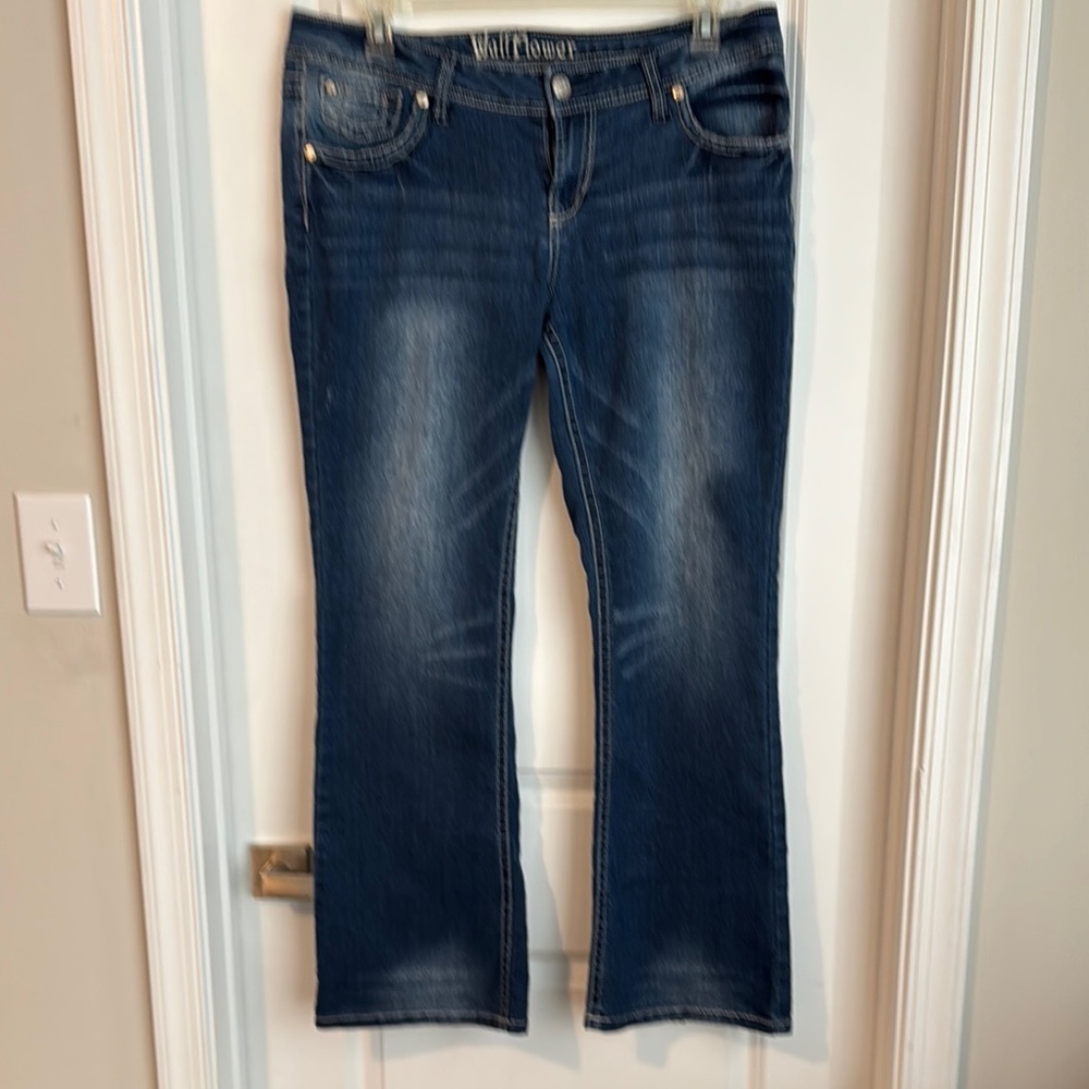 Wallflower Blue High Rise Jeans - Picture 2 of 5